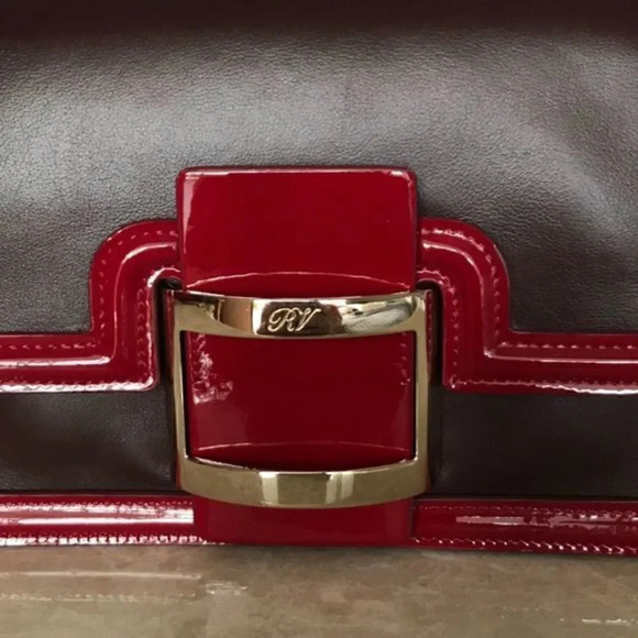 ROGER VIVIER PARIS leather 100%  authentic - Picture 2 of 8